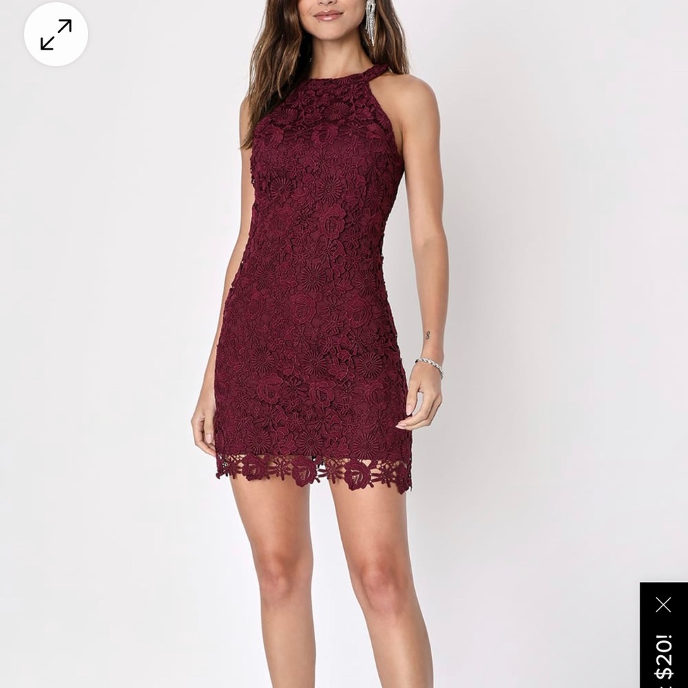 Lulus Halter Dress - small